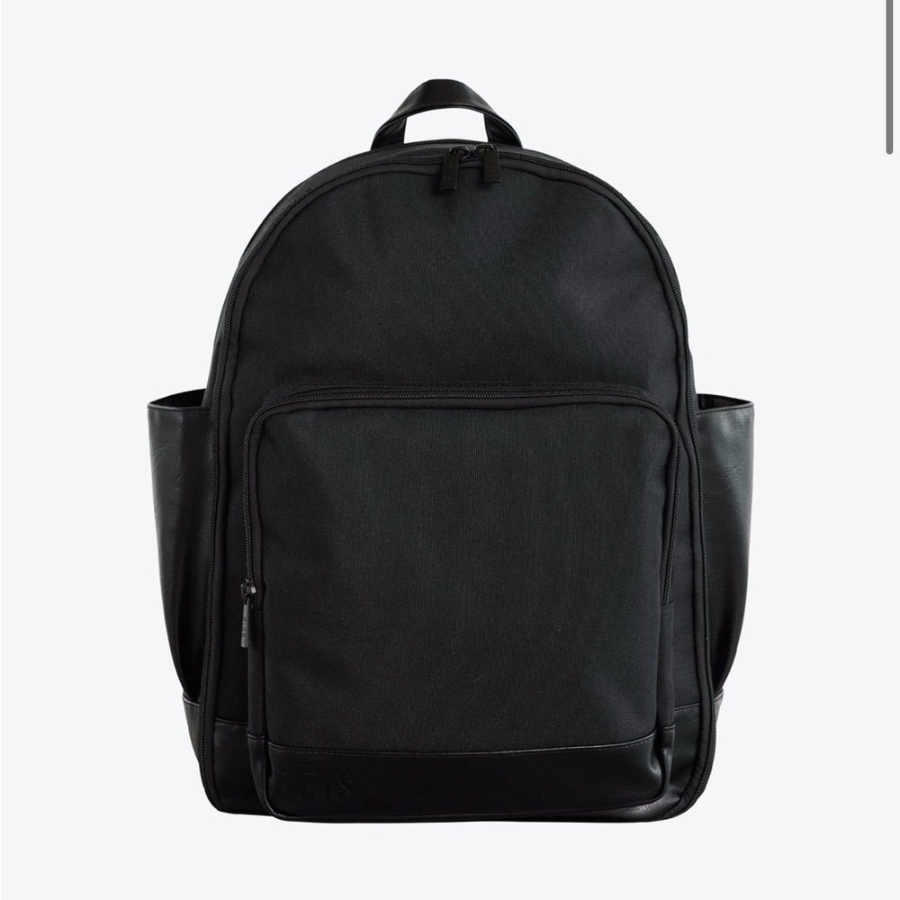 BEIS Black Backpack with Side Pockets